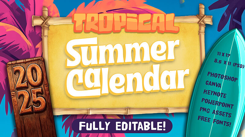 2025 Tropical Summer Calendar